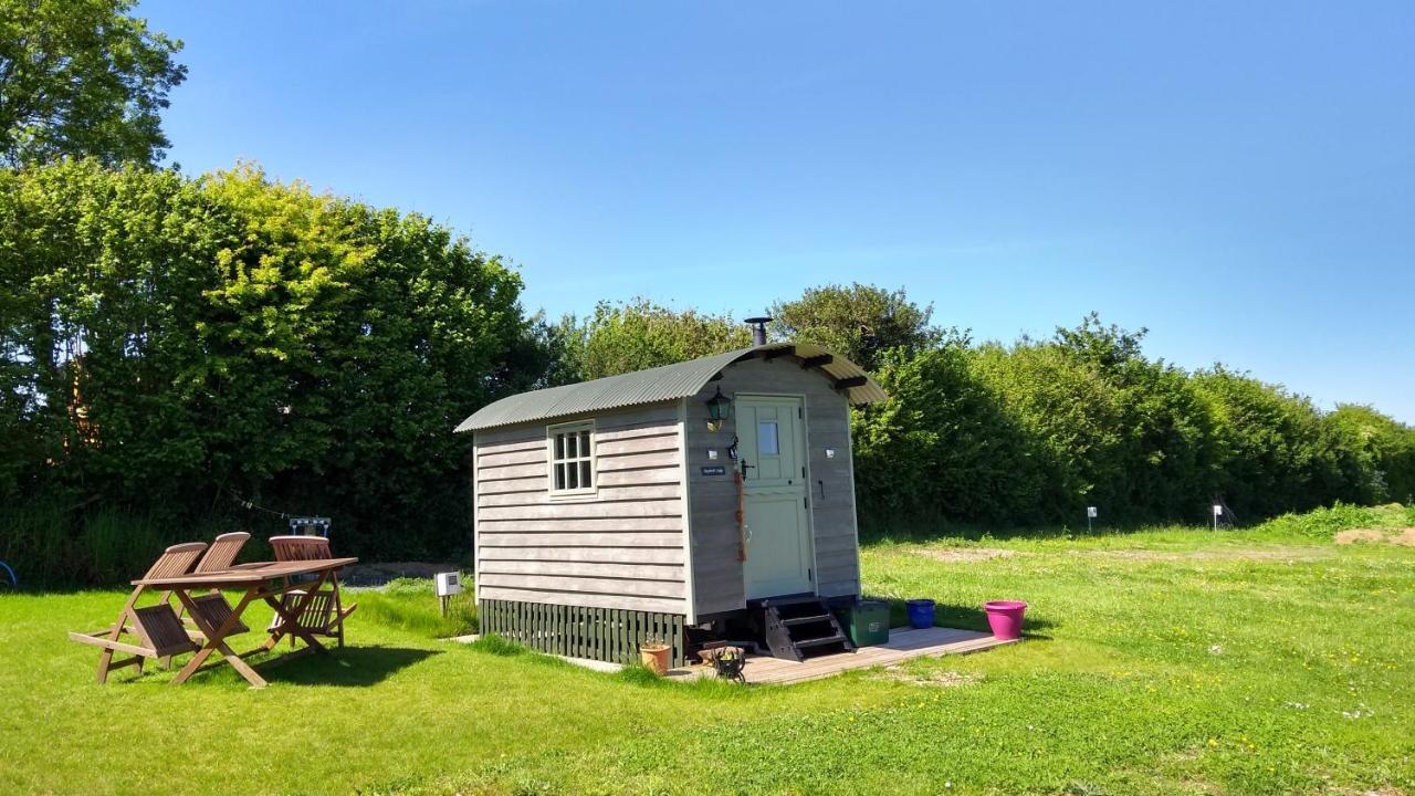 Shepherd'S Lodge - Shepherd'S Hut With Devon Views For Up To Two People And One Smaller Dog Wrangaton エクステリア 写真